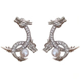 Dragon Pearl Earrings