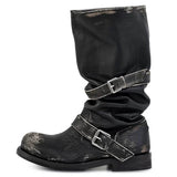 Dusty Road Mid-Calf Buckle Boots