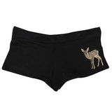 Fawn Print Y2K Micro Shorts