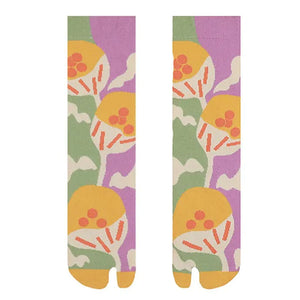Secret Garden Split Toe Tabi Socks