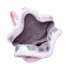 Furry Star-Shaped Backpack