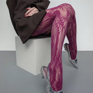 Geometric Pattern Tights