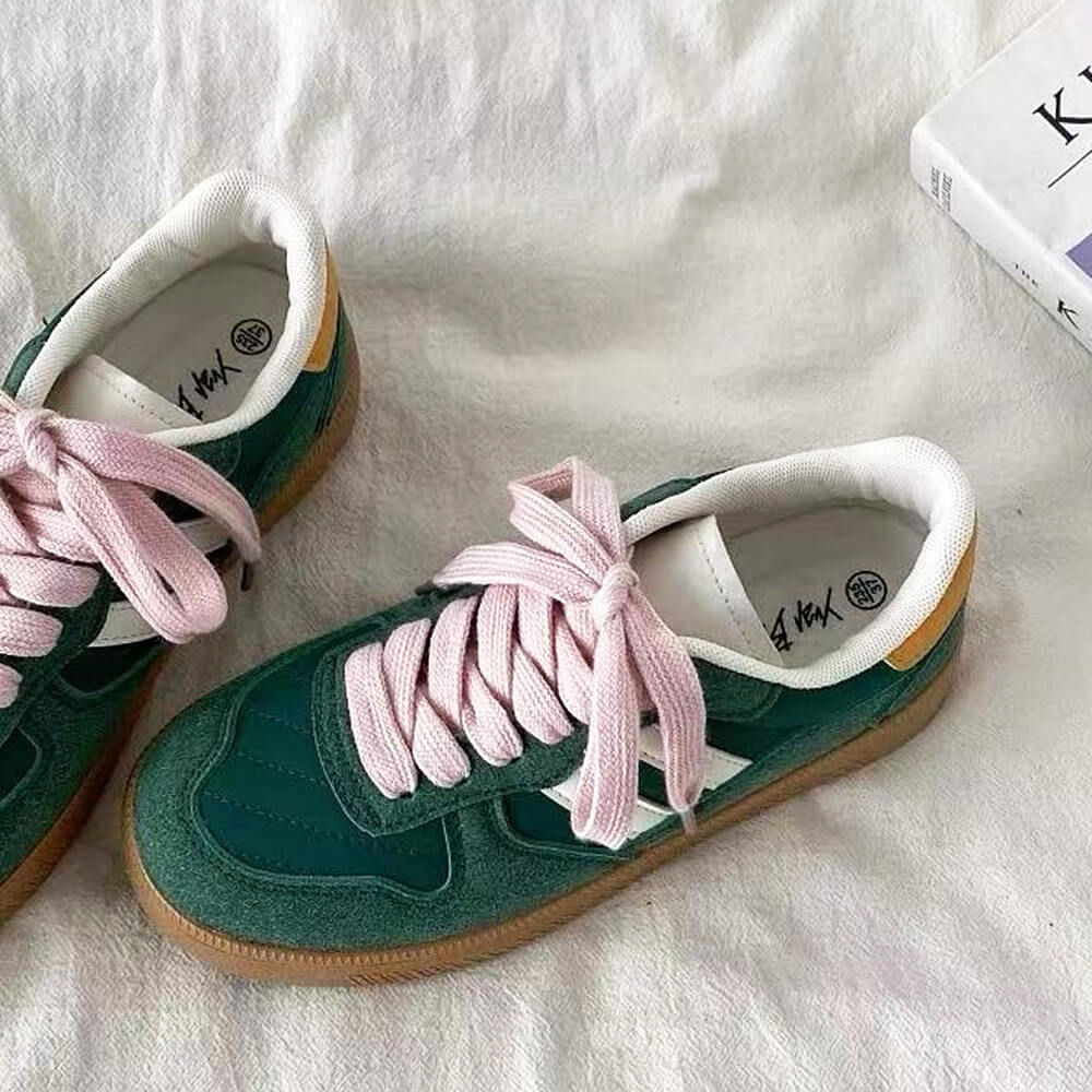 Saturday School Sneakers in Green