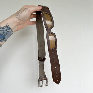Grunge Belt Strap Sunglasses