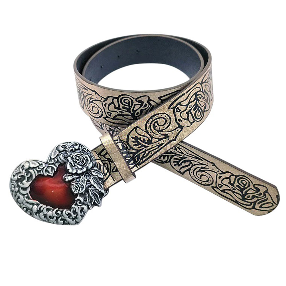 Grunge Heart Buckle Belt