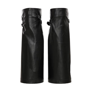 Grunge Leather Leg Warmers