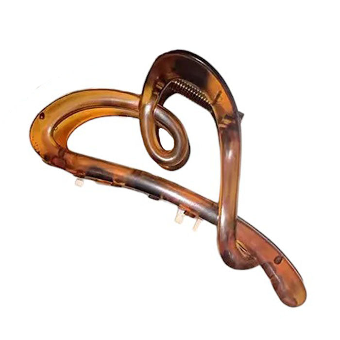 90's Style Heart-Shaped Hair Claw