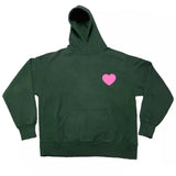 Heart Print Hoodie