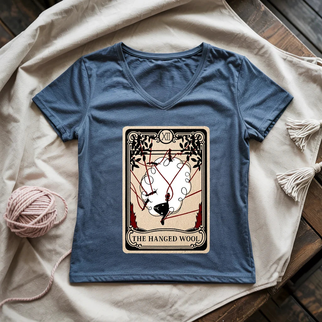 The Hanged Wool Lady V-neck