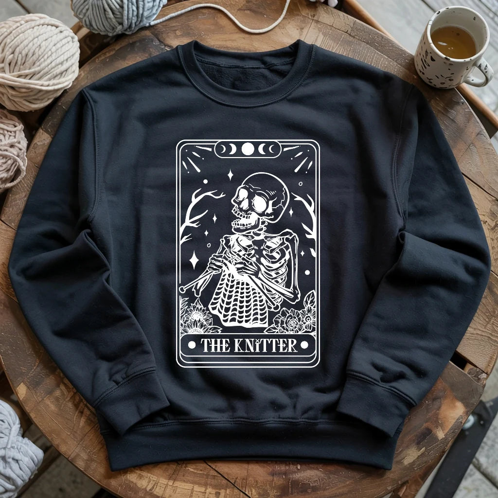 Knitter Tarot Card Sweatshirt