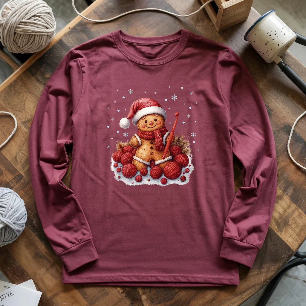 Crochet Ginger Long Sleeve T-shirt