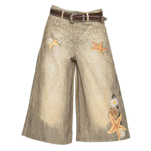 Mermaidcore Wide-Leg Culottes