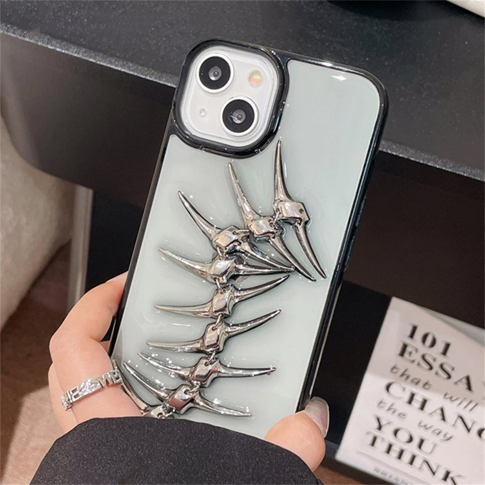 Metal Fish Clear IPhone Case