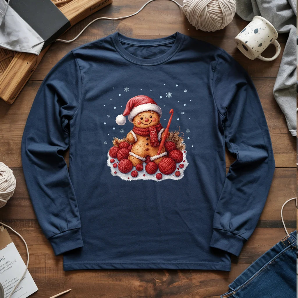 Crochet Ginger Long Sleeve T-shirt