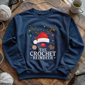 Crochet Reindeer Sweatshirt