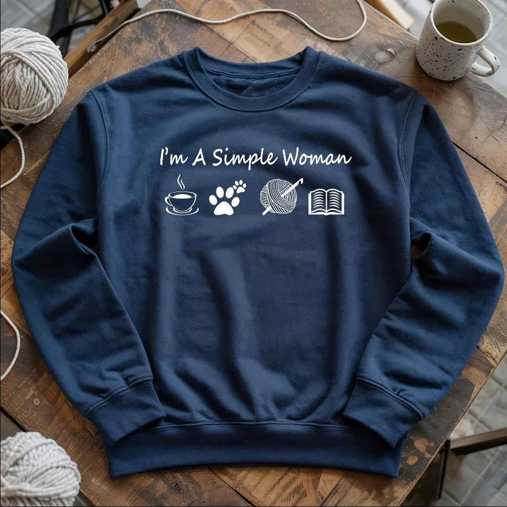 Simple Crocheter Sweatshirt