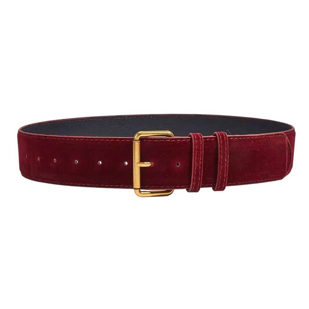 Old Money Suede Wide Belt
