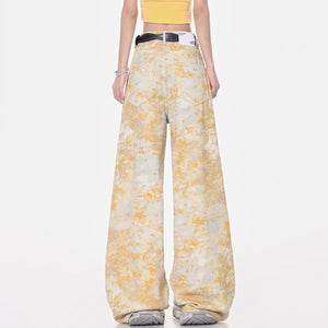 Lemon Swirl Baggy Pants