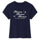 Please Don’t Y2K Baby Tee