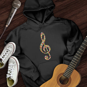 Christmas Treble Clef Hoodie