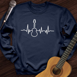 Guitar Heartbeat Crewneck