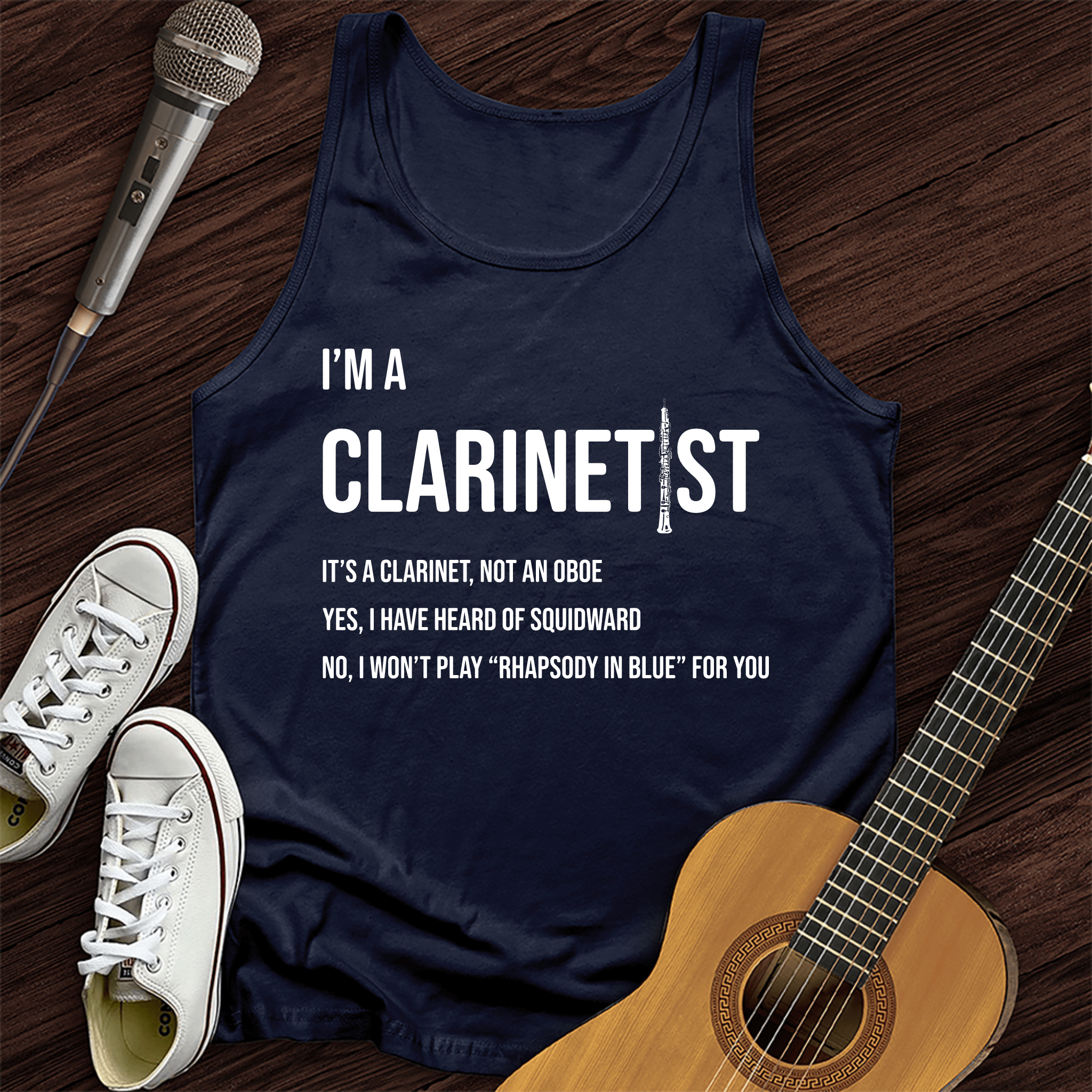 Clarinetist Tank Top