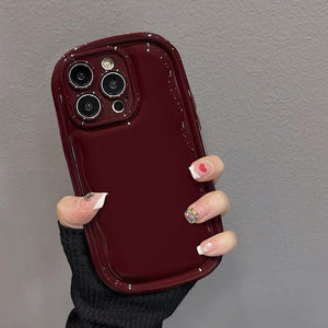 Red Lacquered iPhone Case