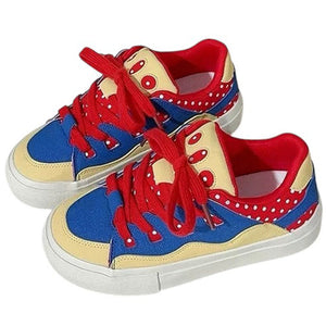 Red Polka Dot Skater Sneakers