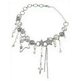 Rhinestone Star Pendant Necklace