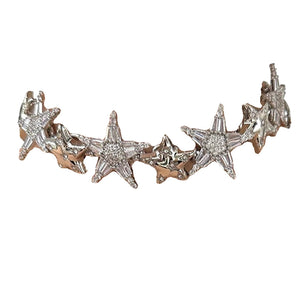 Silver Star Y2K Choker Necklace