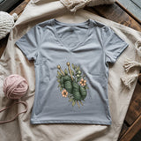 Botanical Yarn Lady V-neck