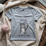 I'm out of yarn Lady V-neck