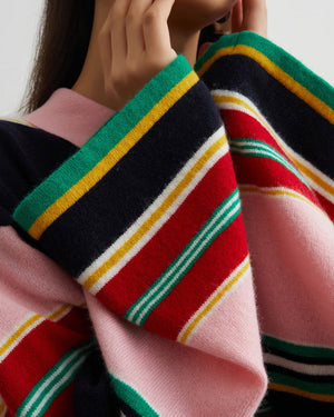 Campus Secrets Stripe Rugby Polo Shirt