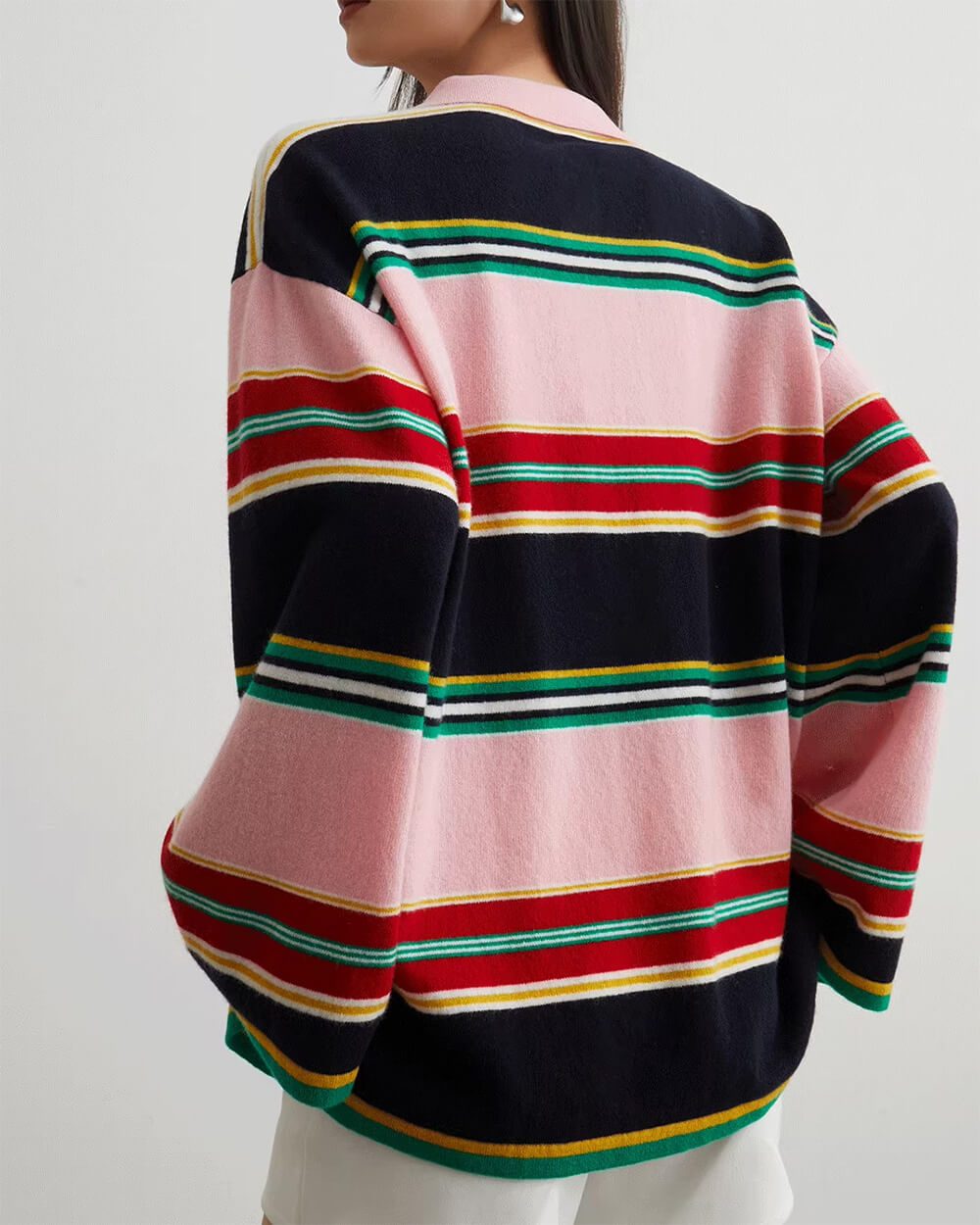 Campus Secrets Stripe Rugby Polo Shirt