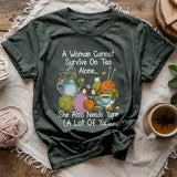 Tea & Yarn Lover T-shirt