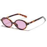 Tinted Lens Oval Sunglasses