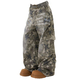 Vintage Style Star Print Jeans