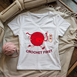 Crochet First Lady V-neck