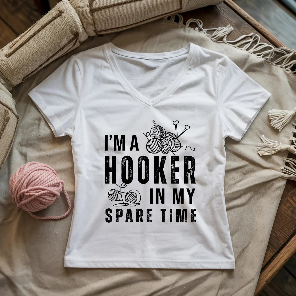 Part-time Hooker Lady V-neck