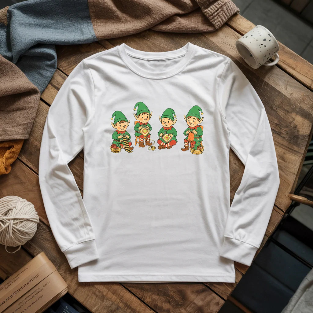 Santa’s Stitch Squad Long Sleeve T-shirt