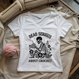 Serious About Crochet Lady V-neck