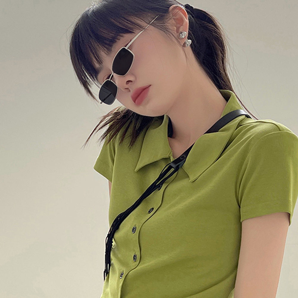 Secret Mission Y2K Rectangle Sunglasses