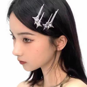 Y2K Star Hair Clips